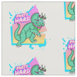 Party Hard dinosaur II -Triceratops with glowstick Fabric