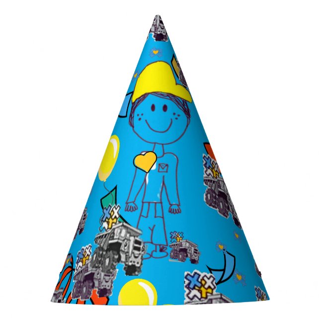 Party Hat-FIFO SON + DUMP TRUCK Hat (Front)