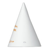 Party Hat uni White - own Color (Right)