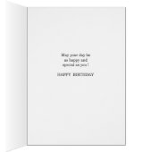 "Party Hats" Birthday Card (Inside (Right))