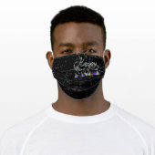 Party Hats Happy New Year Adult Cloth Face Mask (Worn)