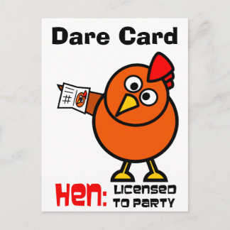 Party Hen Dare Card