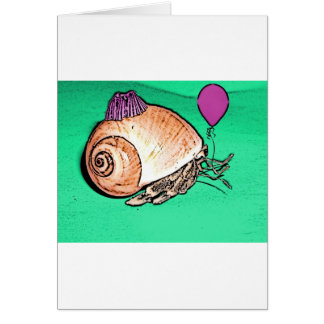Party Hermit Crab Design Cards