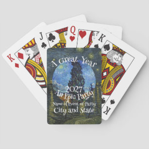 Party HG FV LF Camping Glamping Vacation Road Trip Poker Cards