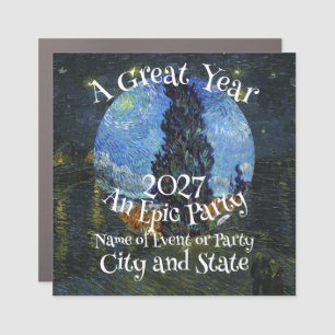 Party HG FV LF Vacation Great Smokey Mountains Tee Car Magnet