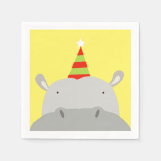 Party Hippo Napkins