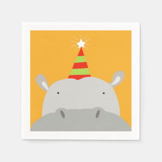 Party Hippo Paper Napkins