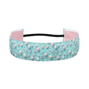 Party in Blue Athletic Headband