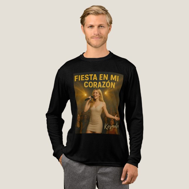 Party in My Heart - Long Sleeve Shirt Men (Full Front)