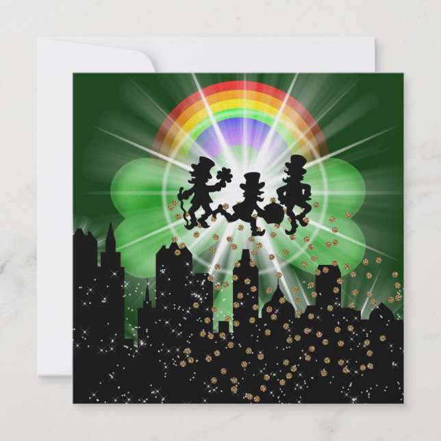 Party in Style Bright Lights 3 - SRF Invitation (Front)