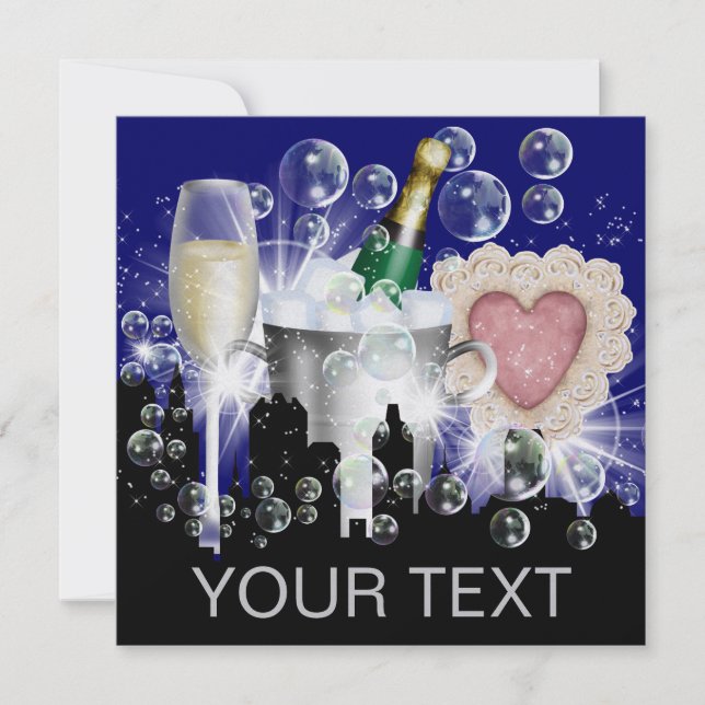 Party in Style Bright Lights revised - SRF Invitation (Front)