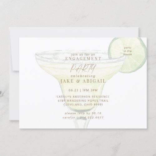 Party in the House Margarita Engagement Party II Invitation