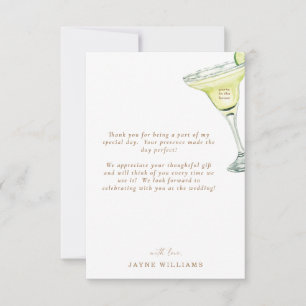 Party in the House Margarita Message Thank You Card