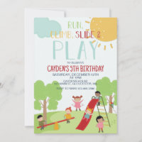 Party in the Park Playground Birthday