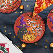 Party in the Patch Halloween Lunch Paper Plates