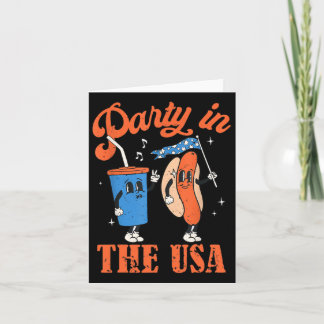 Party In The Usa 4th Of July Independence Day Usa Card