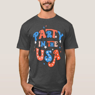 Party in the USA 4th of July Party American Family T-Shirt