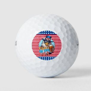 Party In the USA GOLFER Golf Balls