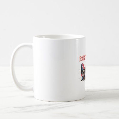 Party In The Usa Hot Dog Love Funny Fourth Of July Coffee Mug
