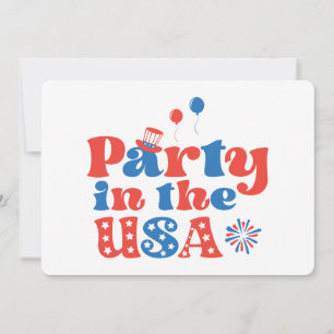 Party in the USA Invitation