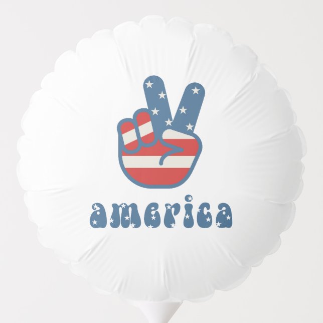 Party In The USA Patriotic Balloon (Back)