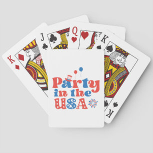 Party in the USA Poker Cards