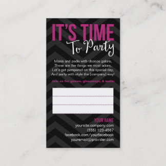 Party Invitation Business Cards