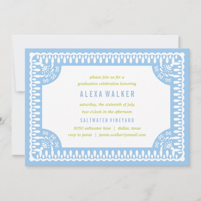 Party Invitation | Graduation | Fiesta Olé (Front)