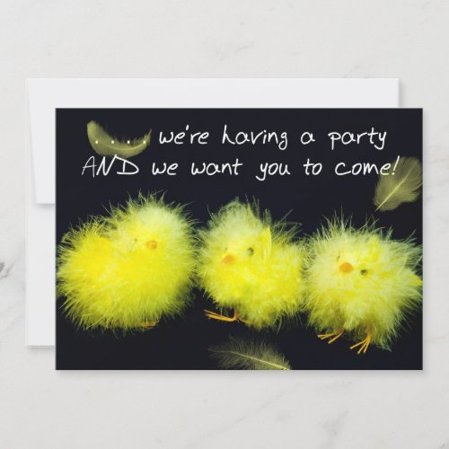 Party Invitation _ Yellow Chicks _ General