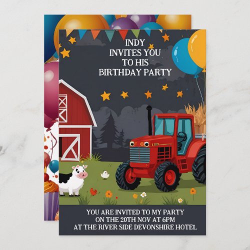 Party invitation you can personalize to your taste