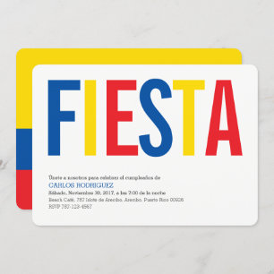 Party: Invitations: Ecuador: Ecuadorian Flag Invitation