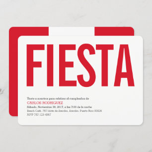 Party: Invitations: Peru: Peruvian Flag Invitation