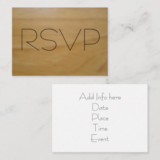 Party Invite Card (Front/Back)