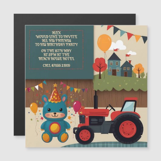 Party invites (Front/Back)