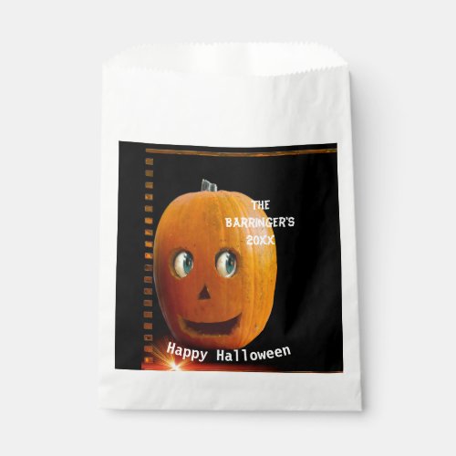 Party Jack Pumpkin Halloween Favor Bag