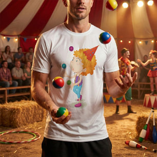 Party Kid Juggling Colorful Balls T-Shirt