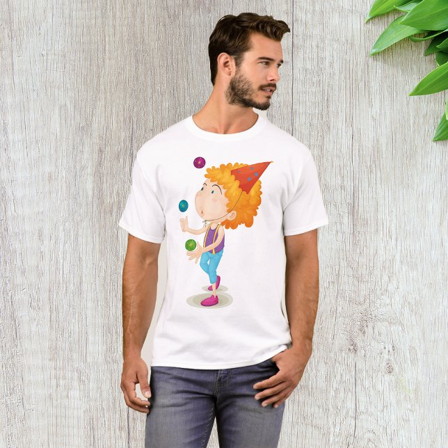 Party Kid Juggling Colorful Balls T-Shirt (Creator Uploaded)