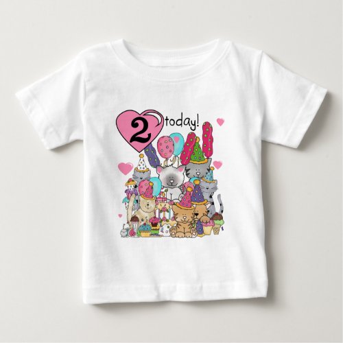 Party Kittens 2nd Birthday T_shirts and Gifts