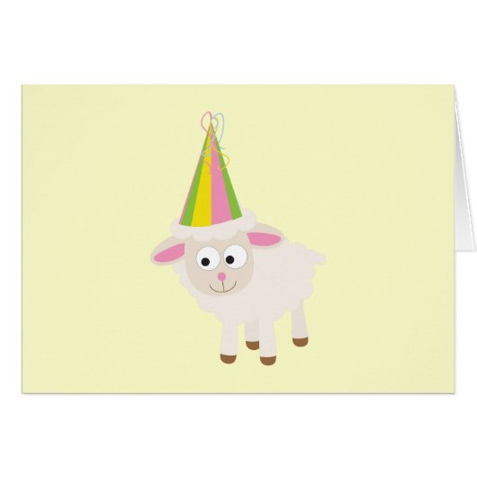 Party Lamb Cards (Front Horizontal)