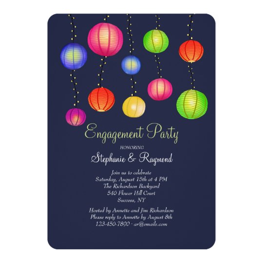 Party Lanterns Invitation