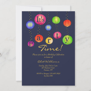 Party Lanterns Invitation