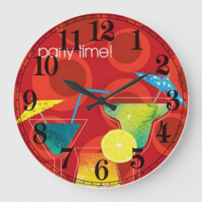 Party Large Clock (Front)