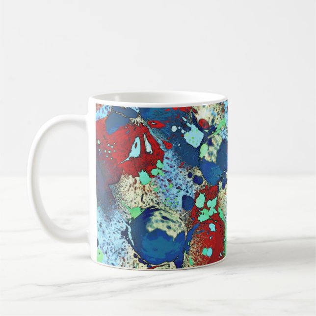 Party Lichen Coffee Mug (Left)