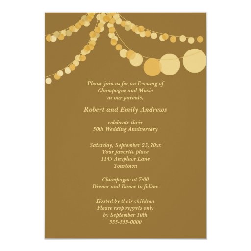 50Th Birthday Dinner Invitations 4