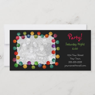 Party Lights Black Photocard