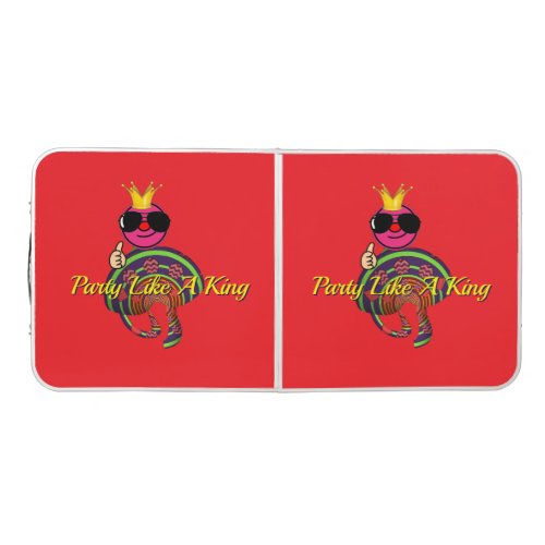 Party Like A King Beer Pong Table