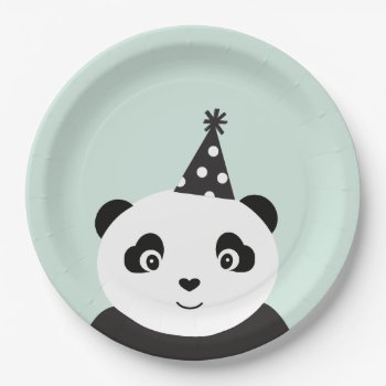 Party Like A Panda Paper Plates by BloomDesignsOnline at Zazzle