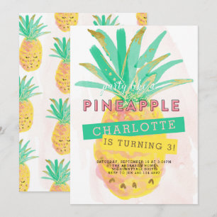 Party Like a Pineapple Birthday Invitation