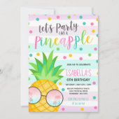Party Like A Pineapple Birthday Invitation (Front)