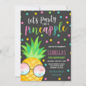 Party Like A Pineapple Birthday Invitation (Front)